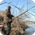 Ловля в проводку на малых реках осенью